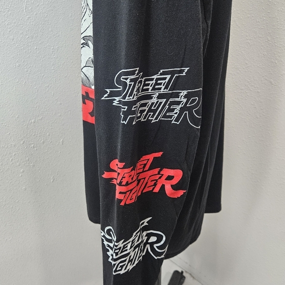 Street Fighter Ryu men's graphic longsleeve 4XL - Picture 3 of 6